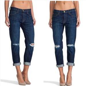 Current/Elliott The Fling Crop Jeans Bedford Destroy 25